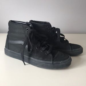 Black high top vans